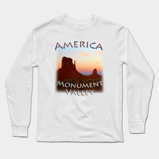 America - Arizona - Monument Valley Long Sleeve T-Shirt
